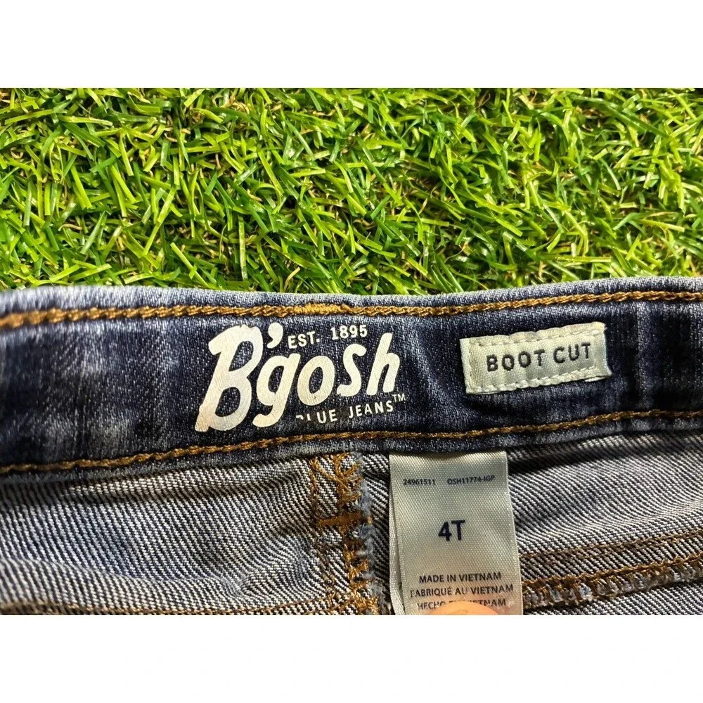B’gosh Kids Boot Cut Jeans Size 5T Medium Wash Denim Unisex